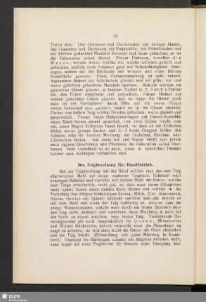 Die Teigbereitung im Handbetrieb