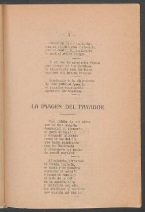 La imágen del Payador