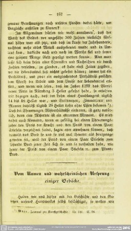 Vom Namen und wahrscheinlichen Ursprung einiger Gebäcke