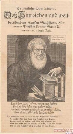 Hans Sachs, deutscher Poet