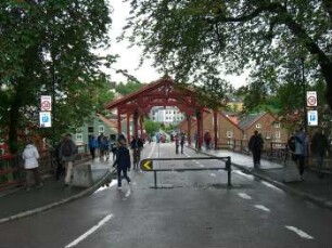 Trondheim: Alte Stadtbrücke Gamle Bybru