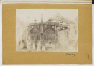 Steinbrunnen, Kuttenberg: Ansicht (aus: Skizzen- und Fotoalbum 21)