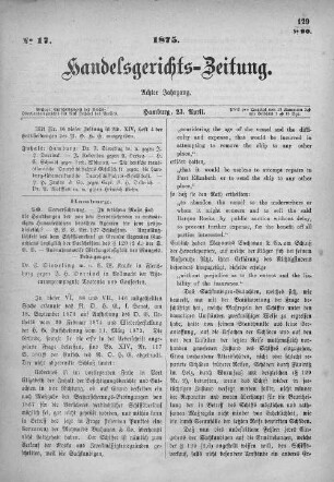 No. 17. 23. April 1875