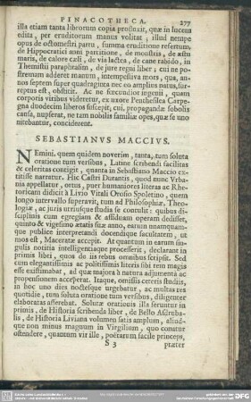 Sebastianus Maccius