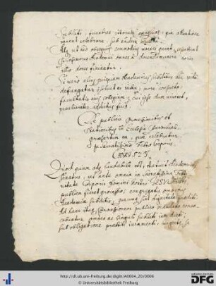 [fol. 3] De publicis processionibus in eccelesia parochiali