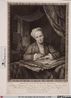 Bildnis Christian Wilhelm Ernst Dietrich (Dietricy)