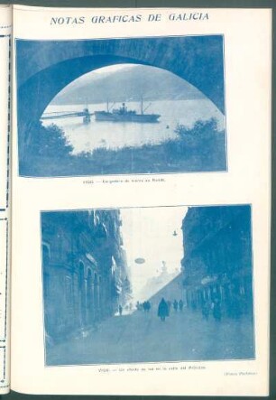 Vigo. - [Vista del] Cargadero de hierro en Rande.