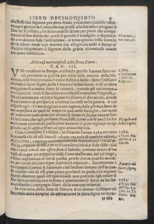 Cap. III. Altri casi maravigliosi della santa Croce