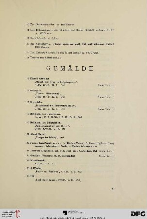 Gemälde (Nr. 116-155)