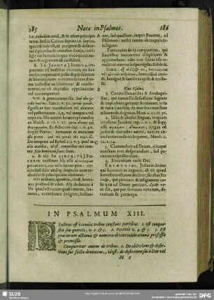 In Psalmum XIII. Psalmus XIII.