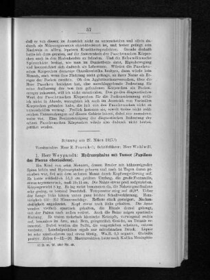 Sitzung am 27. März 1917.
