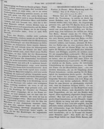 Visino, J. U.: Meine Wanderung nach Palästina. In Briefen an einen Geistlichen der Diözese Passau. Passau: Pustet 1840 (Beschluss von Nr. 147)