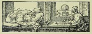 Zeichnen mit Diopter, A. Dürer