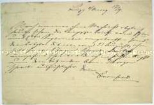 Feldpostkarte von Bernhard Rostosky an seine Frau