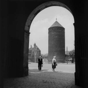 Freiberg. Blick zum Donatsturm