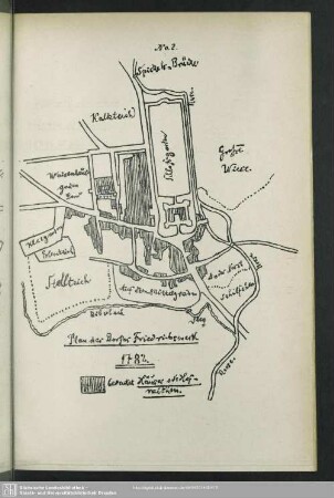 Plan der Dorfer Friedrichswerth