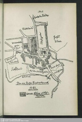 Plan der Dorfer Friedrichswerth