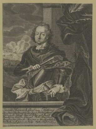 Bildnis des Jacob Heinrich von Flemming