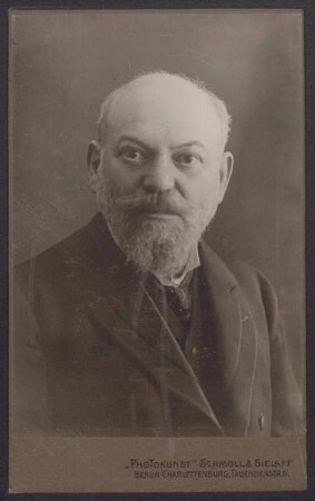 Adolf Gottstein, 1857 - 1941