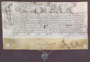 Papst Innozenz X. zeigt den Einwohnern der Diözese Speyer die Bestätigung der Bischofswahl des Bischofs Lothar Friedrich an und ermahnt sie zu Gehorsam.