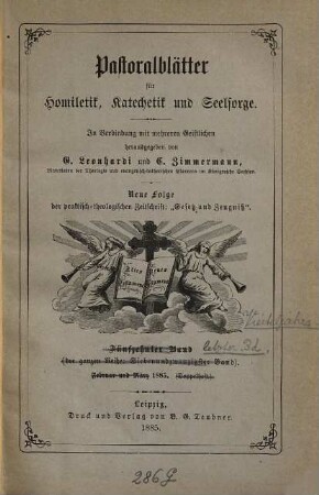Katechetische Vierteljahrsschrift für Geistliche und Lehrer. 21. 1885