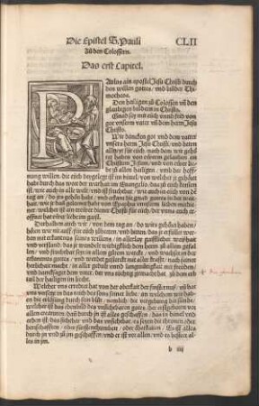 Die Epistel S. Pauli Zu den Colossern.
