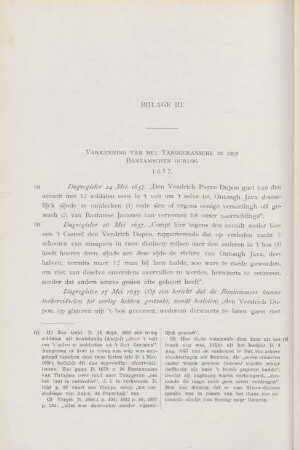 Bijlage III. Verkenning van het Tanggeransche ... 1657