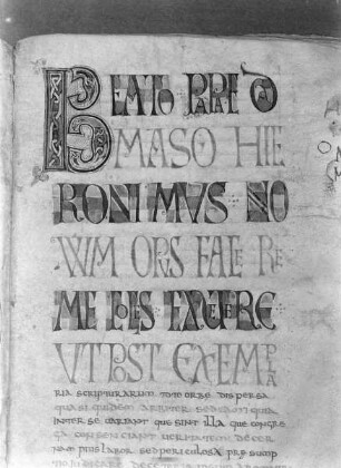 Evangeliar, fol 14 r