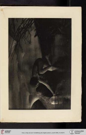 [Annie [Anne] W. [Wardrope] Brigman, V. The Bubble, photogravure]