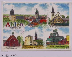 Ahlen in Westfalen - Postkarte