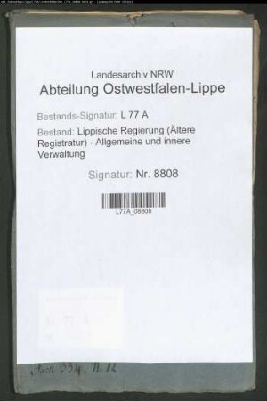 Straßenzug I.- Distrikt c Varenholz bis Erder