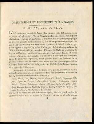 Dissertations Et Recherches Preliminaires.