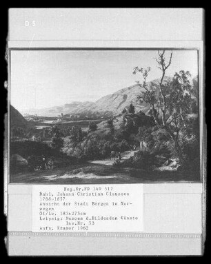 Ansicht der Stadt Bergen in Norwegen