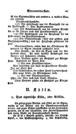II. Kölln