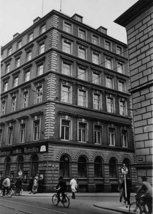 Hamburg-Altstadt. Speersort. Haus der "Hamburger Nachrichten"(Pressehaus). Diese Tageszeitung bestand von 1849 - 1939