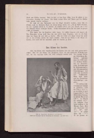 V. Das Klima des Landes.