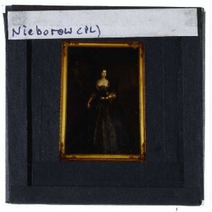 Nieborów, Schloss Nieborów : Rotes Zeichenzimmer, Bildnis der Anna Orzelska