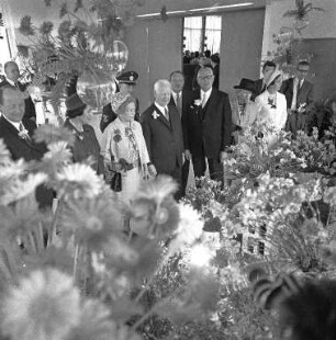 Eröffnung der Bundesgartenschau 1967 durch Bundespräsident Heinrich Lübke.