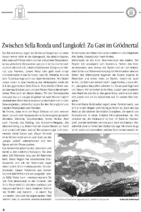 Zwischen Sella Ronda und Langkofel: Zu Gast im Grödnertal