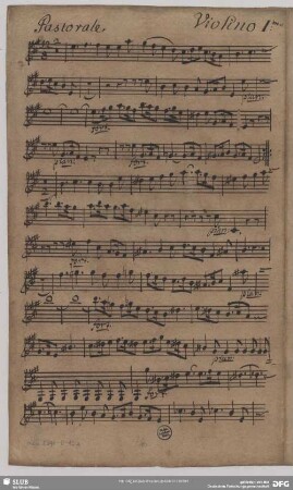Pastorales - Mus.2398-O-13a : strings, woodwinds, bc - A; SeiH 242; HauH 3.21b