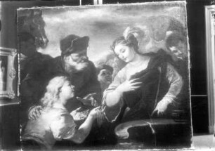 Rebekka mit Abrahams Knecht am Brunnen