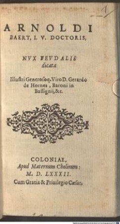Nux Feudalis