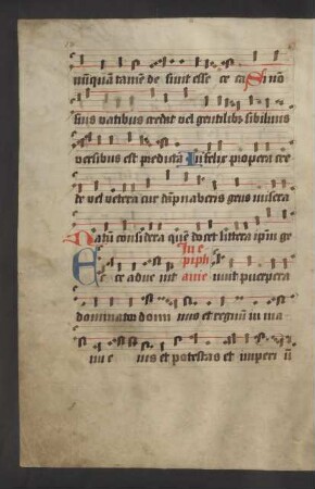 In festo Epiphaniae domini (unvollständig)