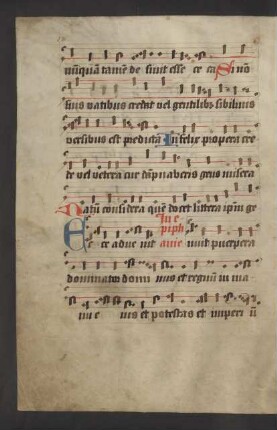 In festo Epiphaniae domini (unvollständig)