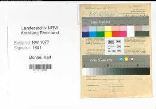 Entnazifizierung Karl Donnè , geb. 11.03.1912 (Polizist)