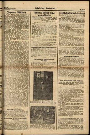 Zweite Ausgabe vom Freitag, den 28. März 1941.