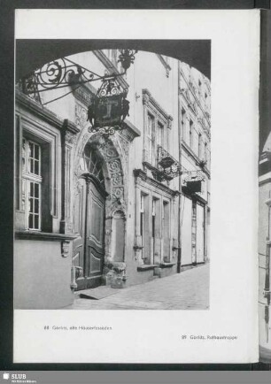 Görlitz, alte Häuserfassaden