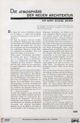 1: Die Atmosphäre der neuen Architektur
