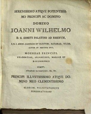 Riesmannus redivivus : Huius Dissertationem Historicam De Hodiernorum Principum Palatinorum Origine, Eorumque Erga Litteras Favore ; Denuo Edit, Emendat, Observationibus Illustrat, Ad Nostra Tempora Continuat