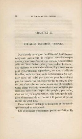 Chapitre III. Religions, divinitès, temples